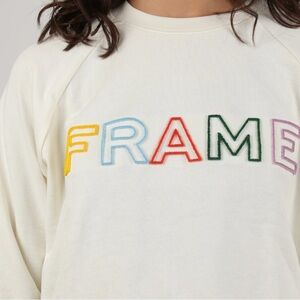 Frame Denim Women's Multicolor Logo Sweater